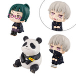 Jujutsu Kaisen Lookup Figure Maki, Toge and Panda Set (with gift)